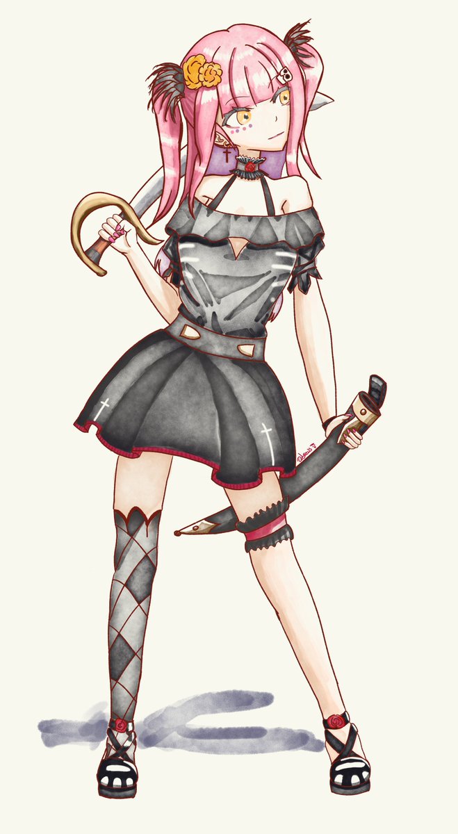 1337odyseus's tweet photo. Las Pandora RPG, 

Lore: es un universo alterno donde en lugar de la aparición de un portal donde cruzaron a la tierra para ser idols su mundo fue invadido por monstruos. 1/4

#LeFolk https://t.co/ksm2cPrHsz