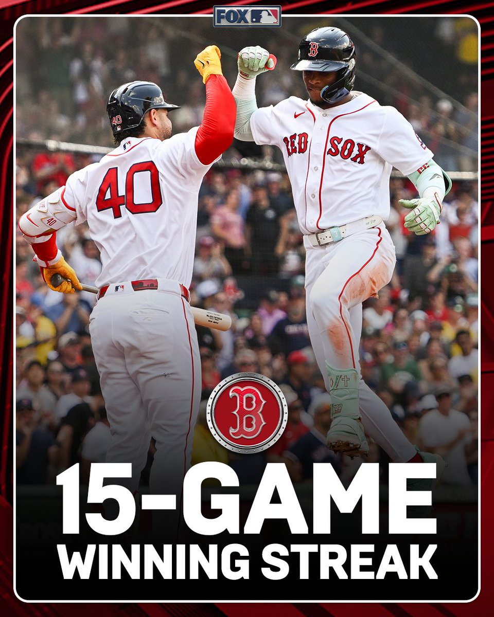 MLBONFOX's tweet photo. THE RED SOX HAVE NOT LOST A GAME SINCE JULY 1ST 🤯 https://t.co/dkVmKgrtBw