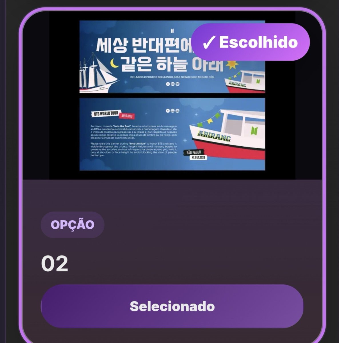 lili⁷ VAI VER O BTS !! tweet media