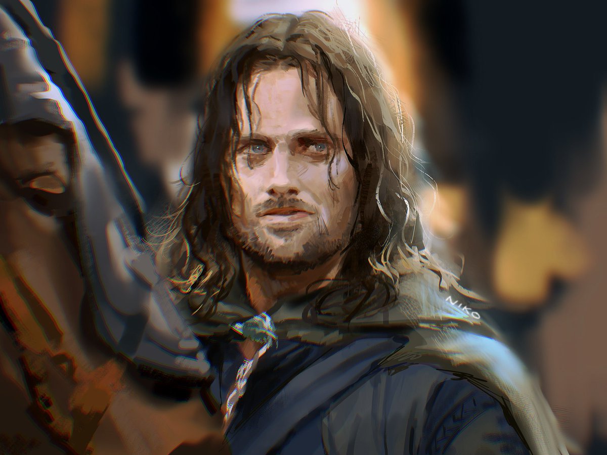 nikoholala's tweet photo. Some #LOTR characters portrait practices.

#lordoftherings, #lotr, #gandalf, #frodo, #aragorn, #legolas, #gimli, #procreate https://t.co/tnbt1Fh7rq