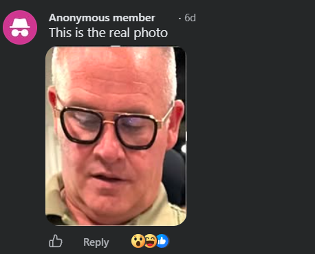 KrissaKray's tweet photo. Obviously the first pic was AI edited, but I was NOT prepared for the *actual* photo.

Why are men!? https://t.co/y5r5mORS5R