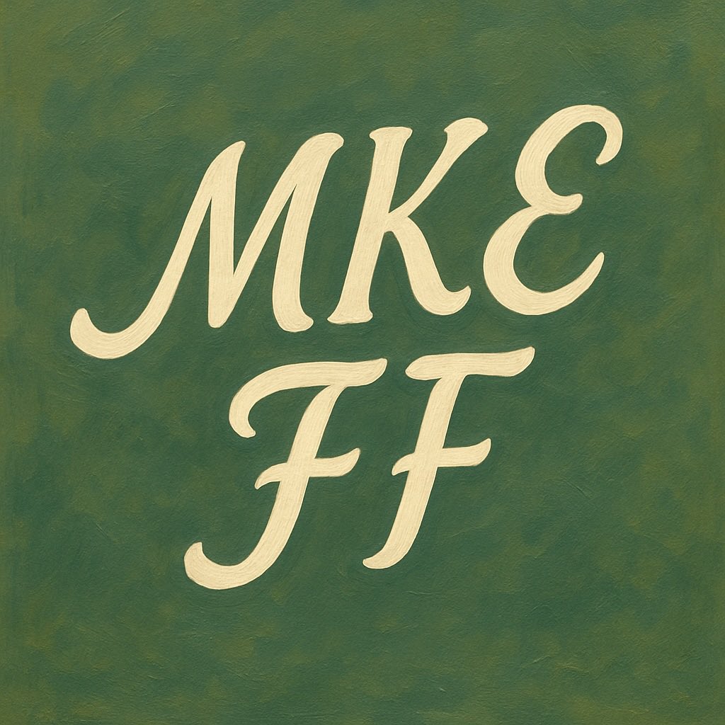 MKEfantasy's tweet photo. With the new 2026 MKE Fantasy Season approaching, we would like to say goodbye to the old logo and welcome the new logo 🔥 

This new logo is a nod to Super Bowl XXXI where the Packers beat the Patriots in dominant fashion 🧀 

Special thanks to El Jefe for the design ! ❤️ https://t.co/ORLVWZIEor