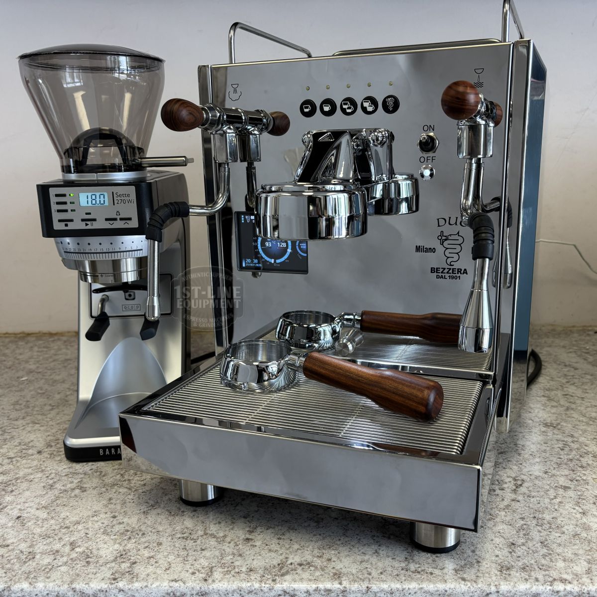 1stline's tweet photo. This dynamic ๐ฅ๐ถ๐ฐ is off! This Bezzera Duo DE espresso machine & Baratza Sette 270Wi are on their way to a lucky new owner, along with a bottomless portafilter!
https://t.co/r6VsOl6mVf
https://t.co/fKOd5OlgxM
https://t.co/SVBc6PK0YO
#Bezzera #DuoDE #espressomachine #coffeeSetup https://t.co/vjaLfdddg6