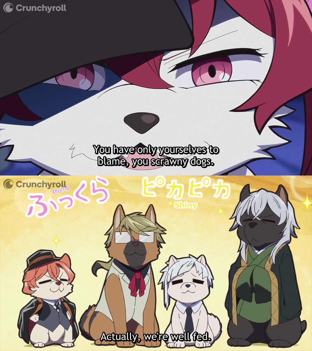 Crunchyroll's tweet photo. Can’t keep these good boys down 🙂‍↕️ (via Bungo Stray Dogs WAN! 2) https://t.co/yeGD265p5G