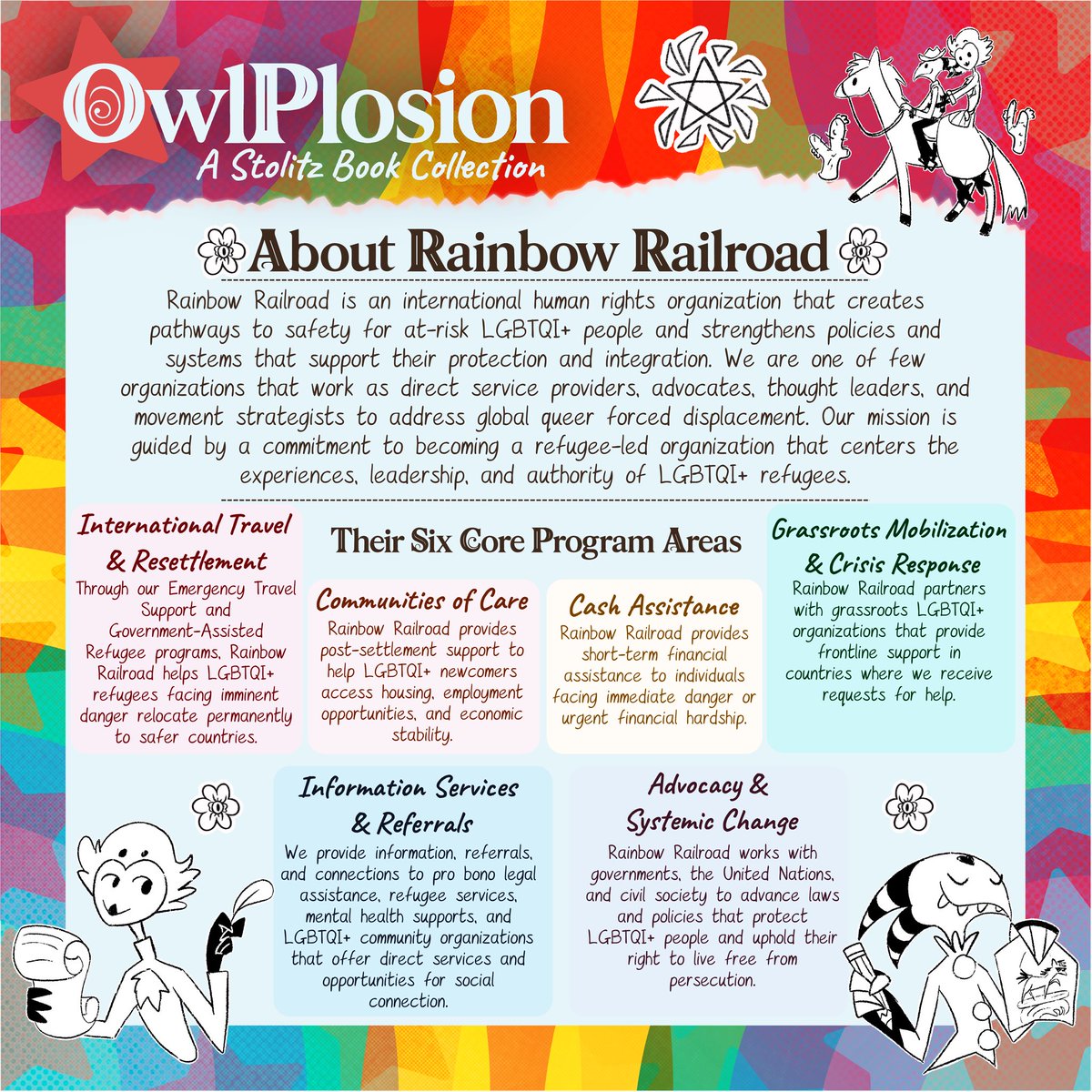 OwlPlosion2026's tweet photo. Everyone has a “why” and this is ours 🦉🏳️‍🌈

#OwlPlosion2026 #HelluvaBoss #Stolitz https://t.co/WJDn7Ej26v