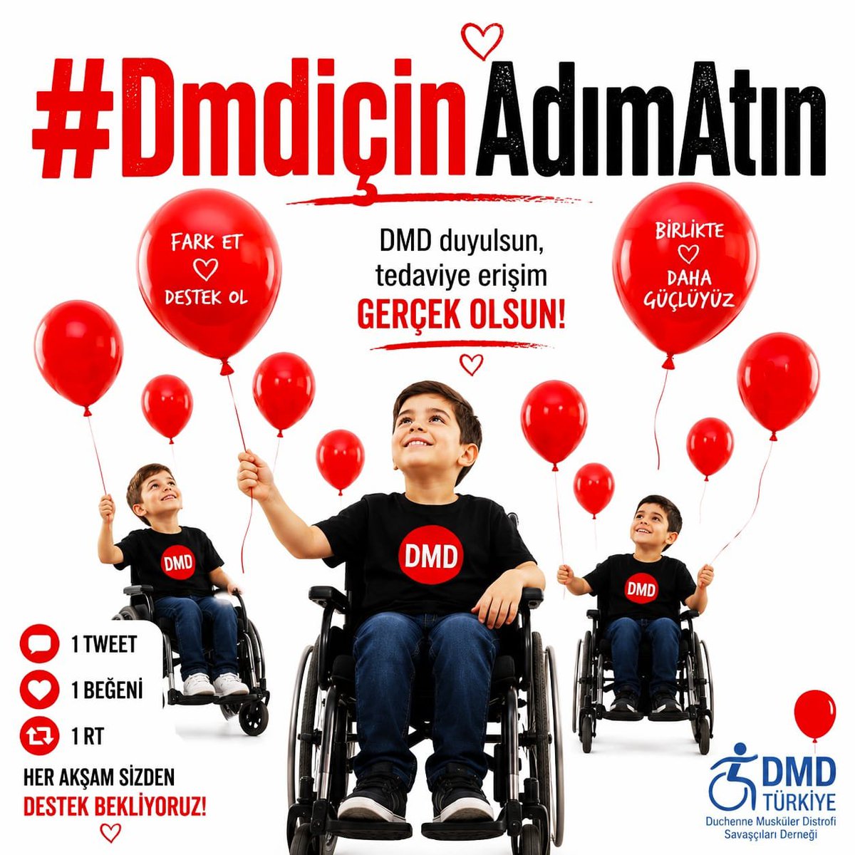 larem_12's tweet photo. TÜSEB’ten DMD’li çocuklar için yerli ve etkili tedavilerin geliştirilmesini bekliyoruz.
Bilimin gücü ve kurumsal irade her güçlüğün üstesinden gelecektir.

DMD’nin ilacı için,
#DMDiçinAdımAtın
Mohamed Salah Fatih Portakal Öykü Serter #yks2026 #AcilKademeŞart #DursunÖzbekİstifa #kiptaşnerede Zeydan Karalar #yeniparti Muğla'nın Fethiye #fırtına Ankara Sincan'da