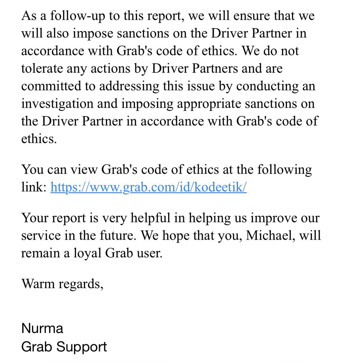 lts2269's tweet photo. Hey @GrabID @GrabSG, why is it my job to fix your support team's accounting mistakes?
Your agent over-refunded a ticket, and now you want ME to execute an international wire transfer to CIMB Niaga to fix YOUR error? https://t.co/0lATtpGAXQ