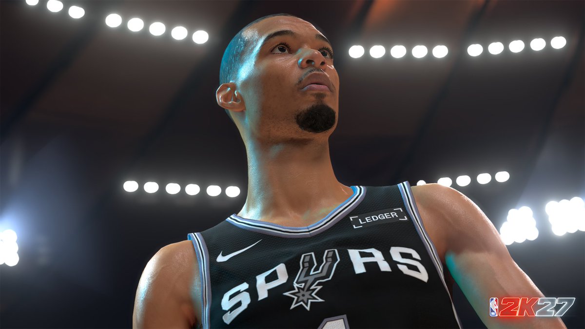 BritishMiamiFan's tweet photo. @C00P3RFLAGG @OnyxOdds @NBA2K Are you really saying this screenshot of Wemby looks better than this screenshot of LeBron? https://t.co/ydp8wkoPT5