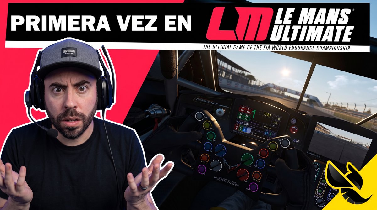 photoracertv's tweet photo. Voy a probar por primera vez LE MANS ULTIMATE esta noche... 

iRacing ha estado caido toda la tarde, al final he pillado Le Mans Ultimate y voy a probarlo en directo a ver si vale la pena o es un truñaco 

Os veo en 15 minutos en directo! (dejo link abajo) https://t.co/aJbo0uAlMI