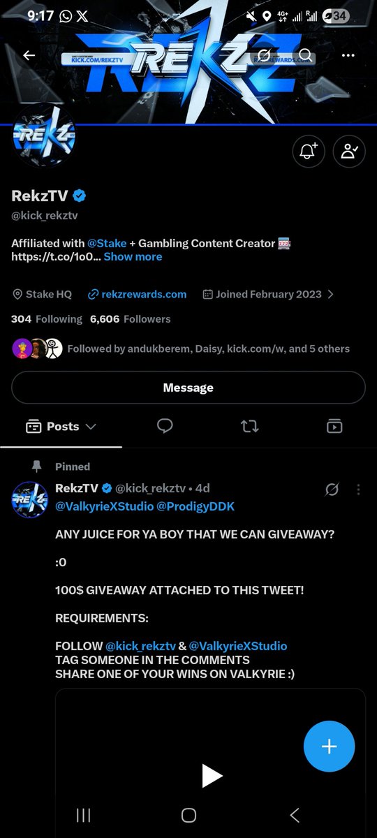 Sil3ntN0de's tweet photo. @SpencerGambles @kick_rekztv Manifesting a win and tagging @icooooooN28 @3sc0ber https://t.co/F4AHlAJJVe