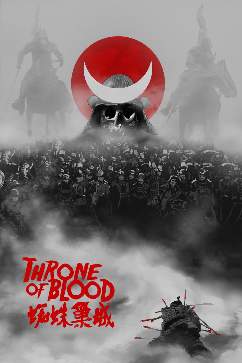 akaLichiL's tweet photo. #蜘蛛巣城 は Throne of Blood というややネタバレな英題が付けられている https://t.co/BJzgSMv3rB