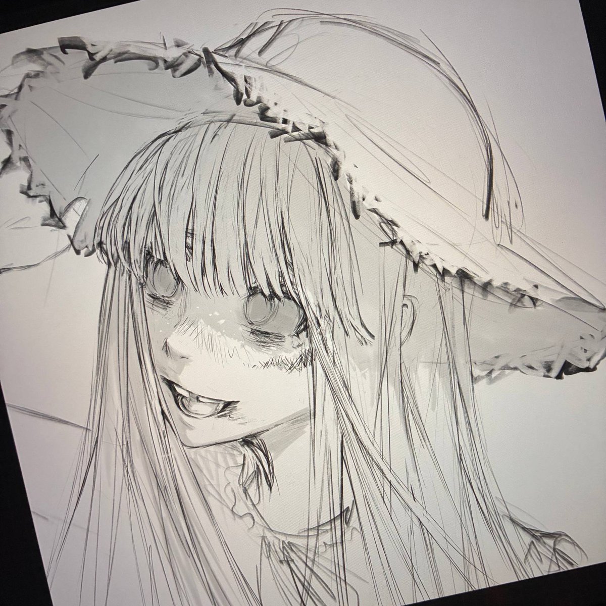 _mdm4_'s tweet photo. Aiko sketch https://t.co/kK5xBuB5CY