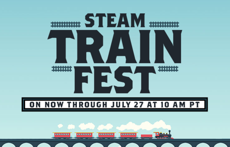 LevelCapGaming's tweet photo. The Steam Train Fest is live! What's been the best train game you've played so far? https://t.co/FuFvV7MLu0