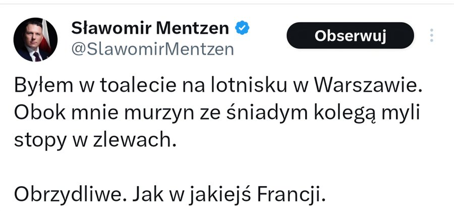 Iza92553353's tweet photo. Murzyni mu przeszkadzają, bo jego głupi Wyborcy nie rozumieją, że ten TĘPY PĘTAK podatki płaci w Luksemburgu, a na wakacje jeździ do Murzynów i Arabów. Je....any Patriota, który dzięki wyborcom - tumanom jeździ na hulajnodze i śmieje się z tych tłuków. https://t.co/5B9m1oz8X8