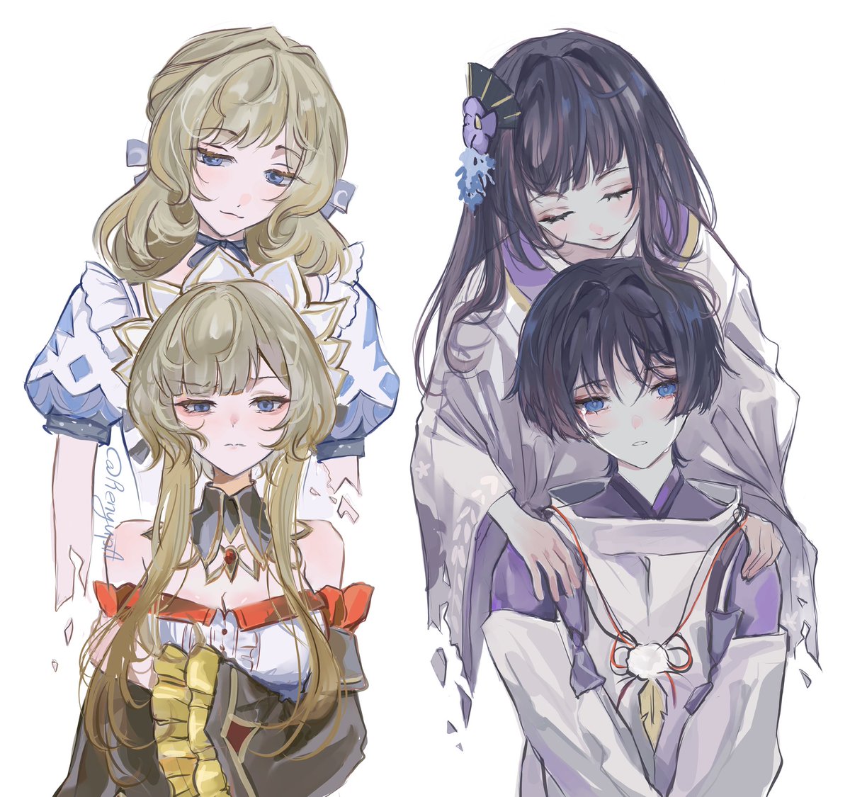 RenyupA's tweet photo. in the image and likeness

#scaramouche #Sandrone #wanderer
#Makoto #Genshinlmpact https://t.co/KiGhWpgUwU