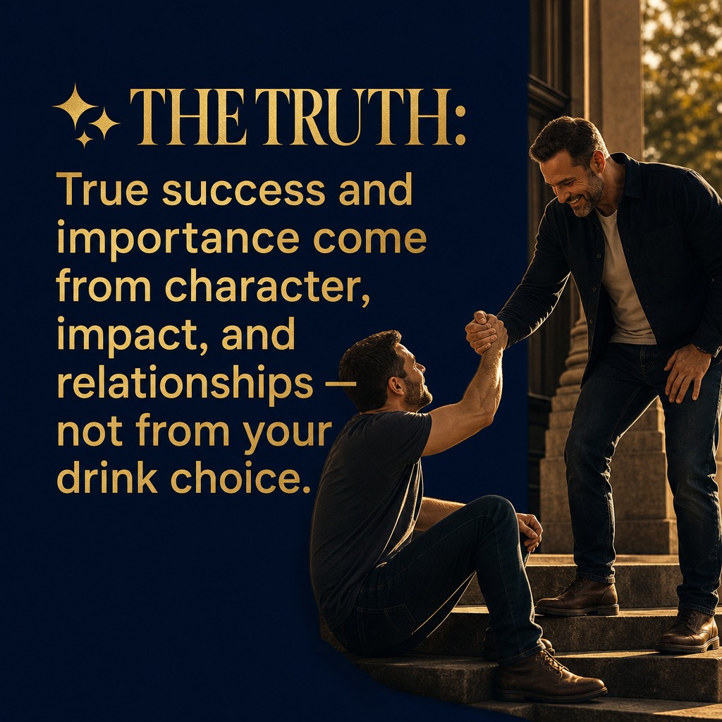 coach_vtrujillo's tweet photo. Your reputation should be built on integrity and kindness, not on what's in your wine cellar. That's lasting legacy! 💎
#TrueSuccess #GoodName #CharacterOverStatus #AlcoholFreedom #LastingLegacy https://t.co/emsF0SKl0J