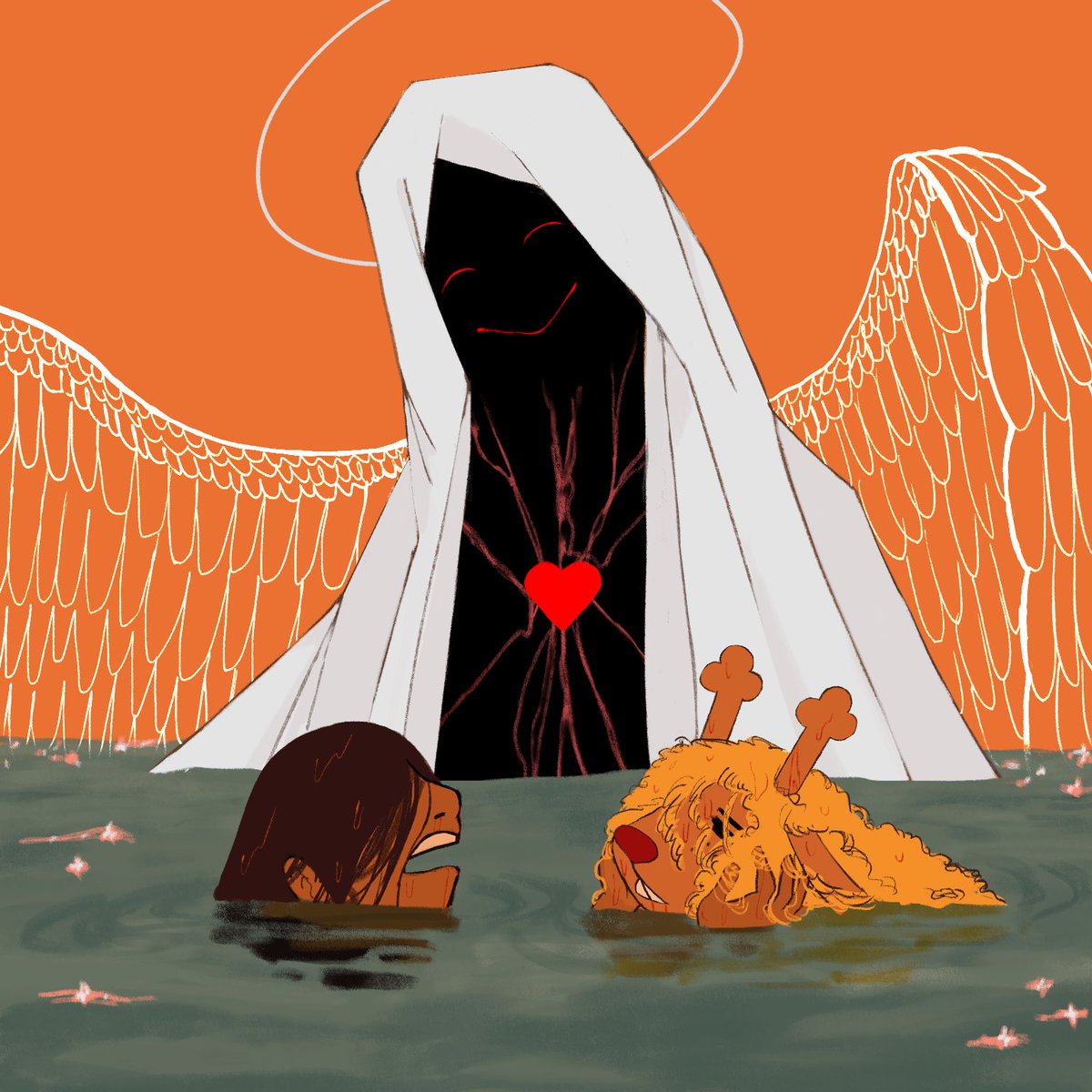 amsisouart's tweet photo. ?BAPTISM? #deltarune #deltarunechapter5ㅤ https://t.co/5nK8wRmlgr