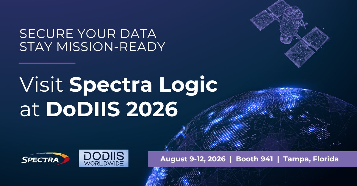 spectralogic's tweet photo. Protect intelligence at any scale with Spectra Logic, from data center to tactical edge.

Visit us at DoDIIS Worldwide 2026 (booth #941) to learn how to keep your data secure — and stay mission-ready.

📍 Tampa, Florida
🗓️ August 9-12, 2026

Learn more: https://t.co/goyaSXCLf3 https://t.co/RTLDshrJqk