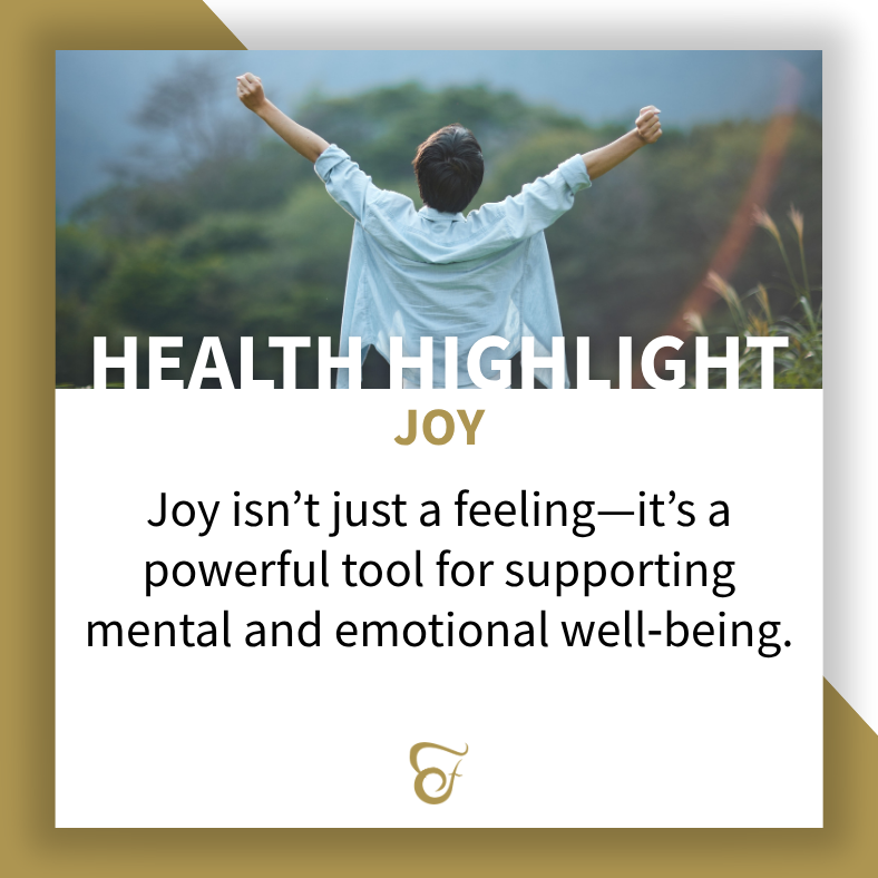 TheFedeliGroup's tweet photo. Everyday ways to add more joy: Schedule time for fun, laugh often, do activities you enjoy, and make time to relax and recharge. Small moments of joy can help reduce stress and improve overall well-being.

#WellnessWednesday #TFGHealthHighlight https://t.co/DyrcVoNzpP