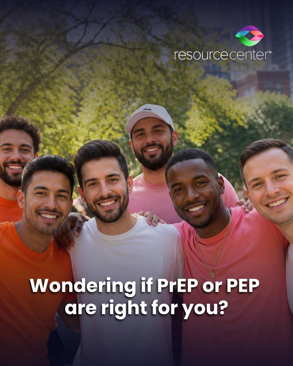ResourceCtr's tweet photo. PrEP prevents HIV before exposure. PEP can help prevent HIV after a possible exposure—but it must be started within 72 hours.

Not sure which is right for you? Resource Center is here to help. Learn more: https://t.co/7WLQN7eB1u https://t.co/TU8t5flxrm