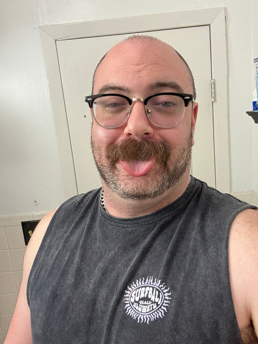 beartender22's tweet photo. Tongue's out and looking for trouble, boy. #gaydaddy #daddybear #beardaddy #zaddy #dilf #gayolder #gaydad #hotdilf #nsfw https://t.co/2B7WoGhNyp
