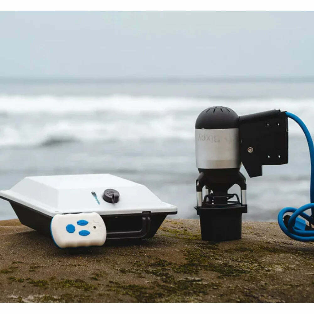 Sandy_Point's tweet photo. Go farther with the Bixpy K-1 Outboard Kit. Under 10 lbs with battery, 33 lbs of thrust, wireless remote control, and built for kayaks, SUPs, canoes, and more. #Bixpy #KayakMotor https://t.co/MUEc5cJ7mV
