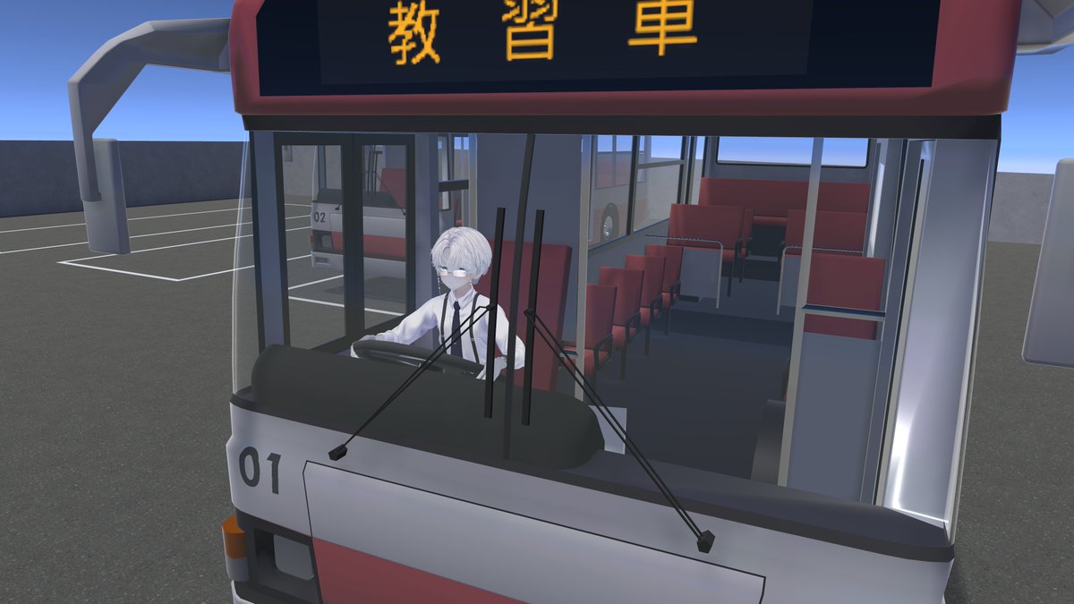 hiwako33626's tweet photo. 久々にバスの運転をしました。
体は覚えてるものですね。
ワールドで流れてる映像の目視確認が懐かしすぎました。
#Menno3D https://t.co/AvTgoRBR1B