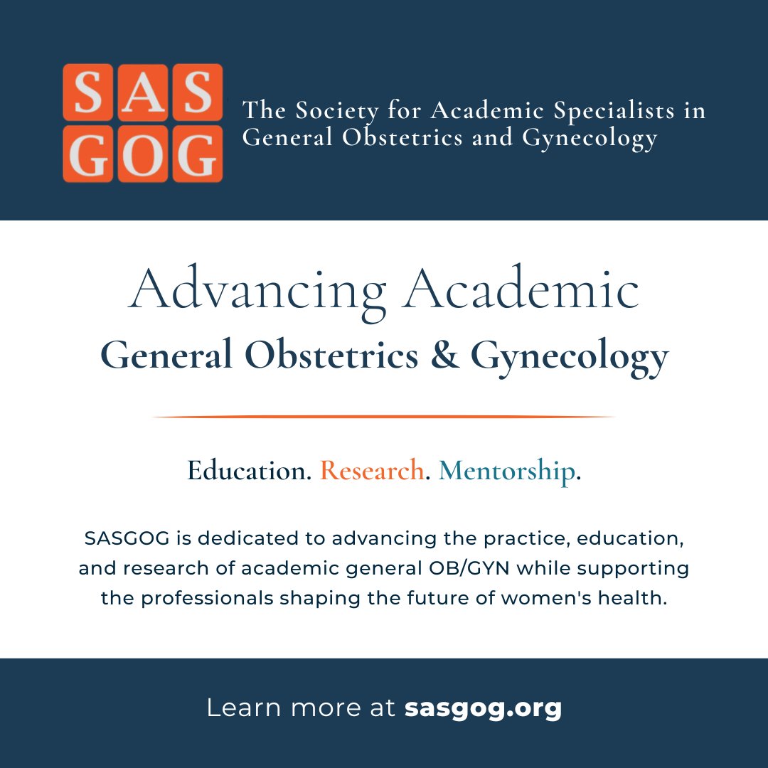SASGOG's tweet photo. Our mission is simple: advance academic general OB/GYN through education, research, mentorship, and collaboration. 💙
Thank you to everyone who helps make it possible.
#SASGOG #OurMission #OBGYN #WomensHealth https://t.co/8SwLylPq5t