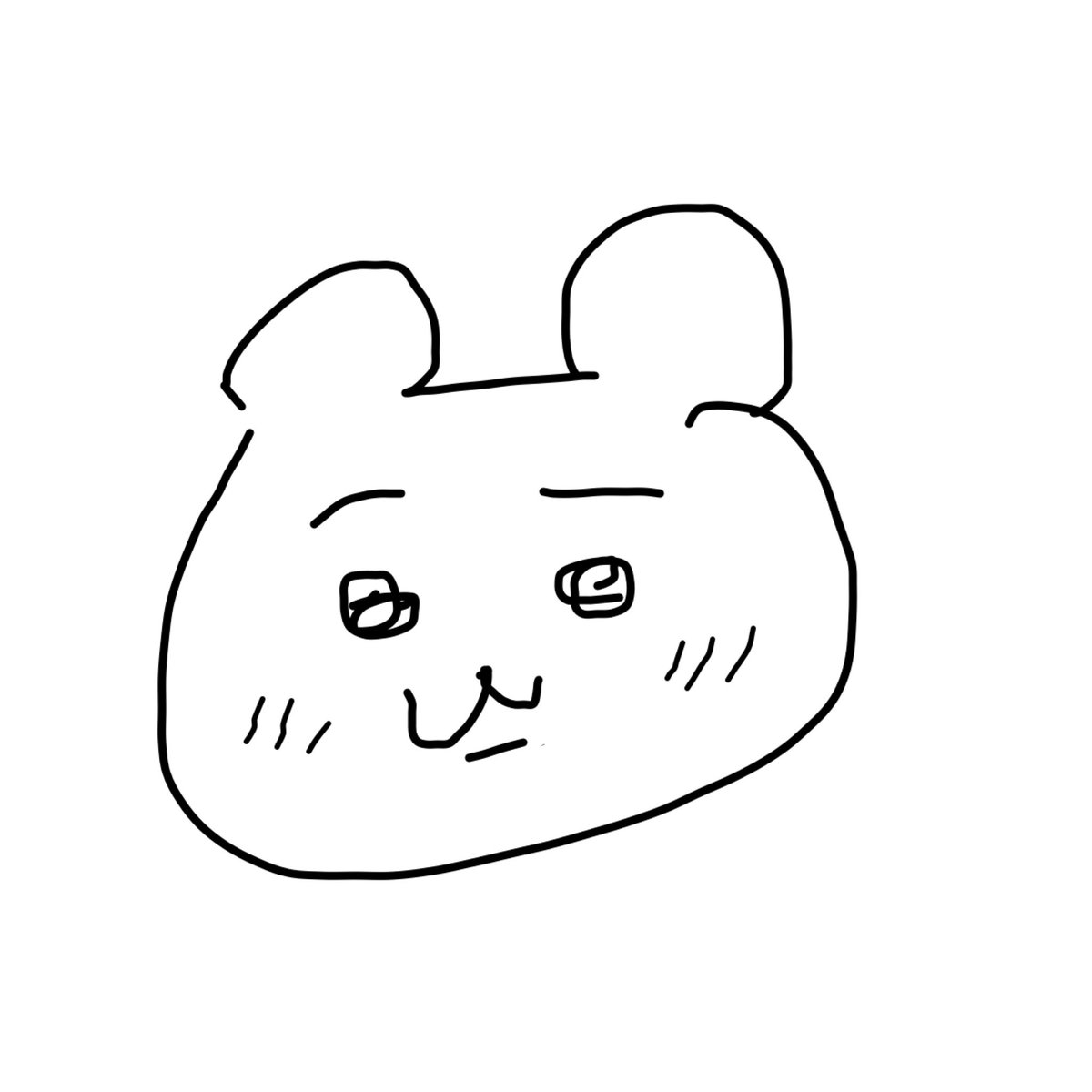 _yuuuuuuup's tweet photo. ちいかわの対義語でかきしょ https://t.co/WqsXbzZkfv