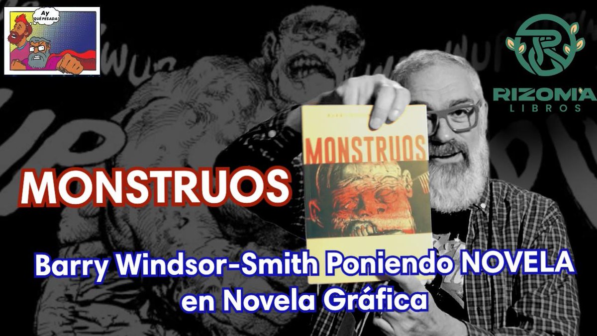 GusCasals's tweet photo. NUEVO AY QUE PESADA EN EL CANAL! Monstruos de Barry Windsor-Smith. Poniendo NOVELA en Novela Gráfica
La monumental obra de BWS despierta todo tipo de conversaciones, desde que es una novela a cuánto toma de Frankestein y cómo dialoga con cultura popular 
https://t.co/2JLH4LpfNq https://t.co/DXBQCSNkJK