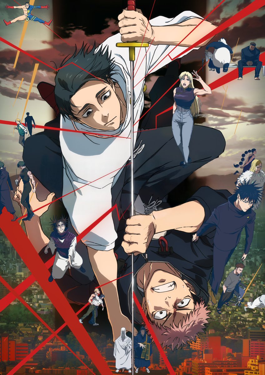 AniRave's tweet photo. Part 1 of Jujutsu Kaisen: The Culling Game (Season 3) is now streaming globally on Netflix. 🔥 https://t.co/hNcsVkpPDa