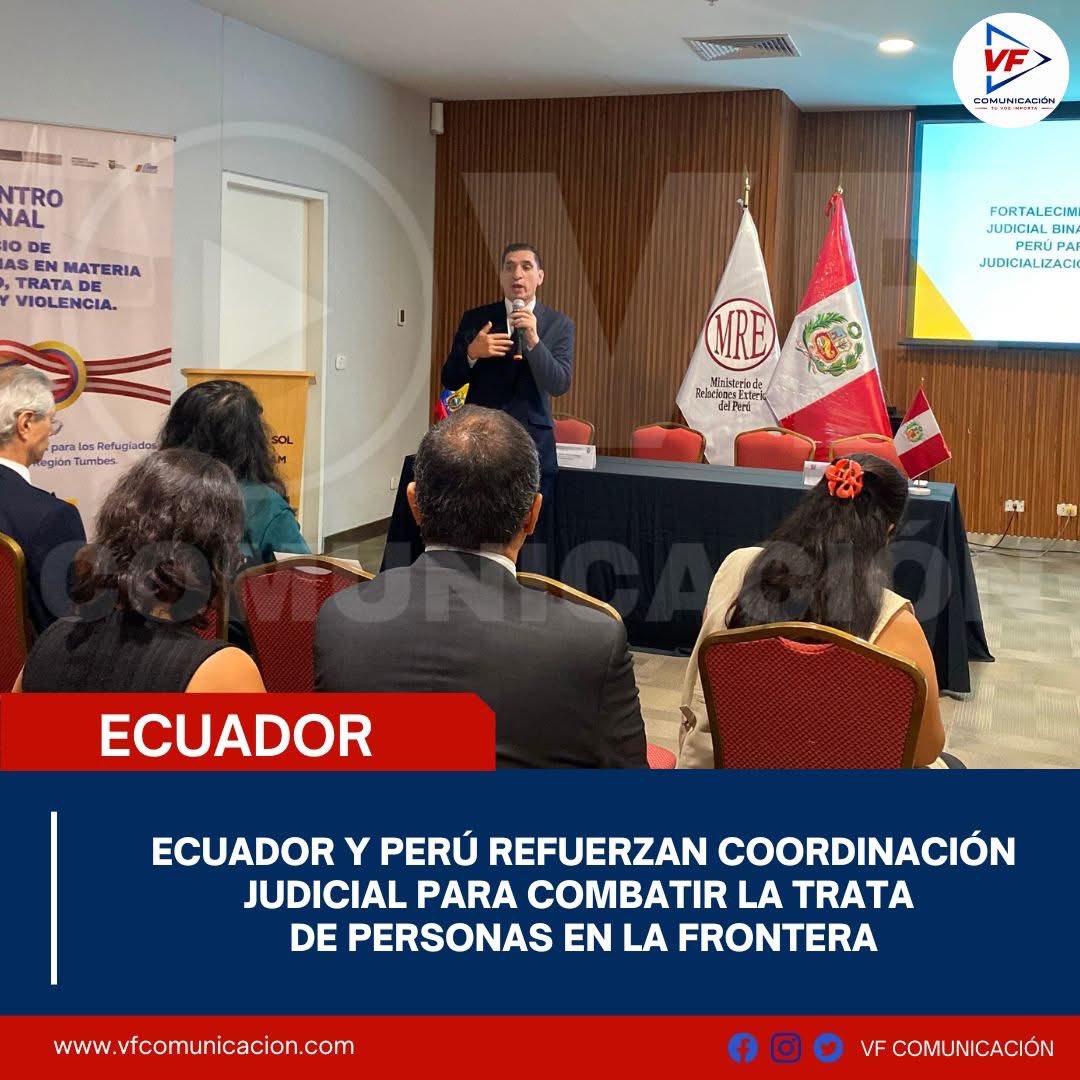 ElOroCJ's tweet photo. #CJEnMedios | Ecuador 🇪🇨 y Perú 🇵🇪 refuerzan coordinación judicial para combatir la trata de personas en frontera.

@vfcomunicacion1 Link: https://t.co/VdK7bGxDzO https://t.co/GTOIK9S5gk