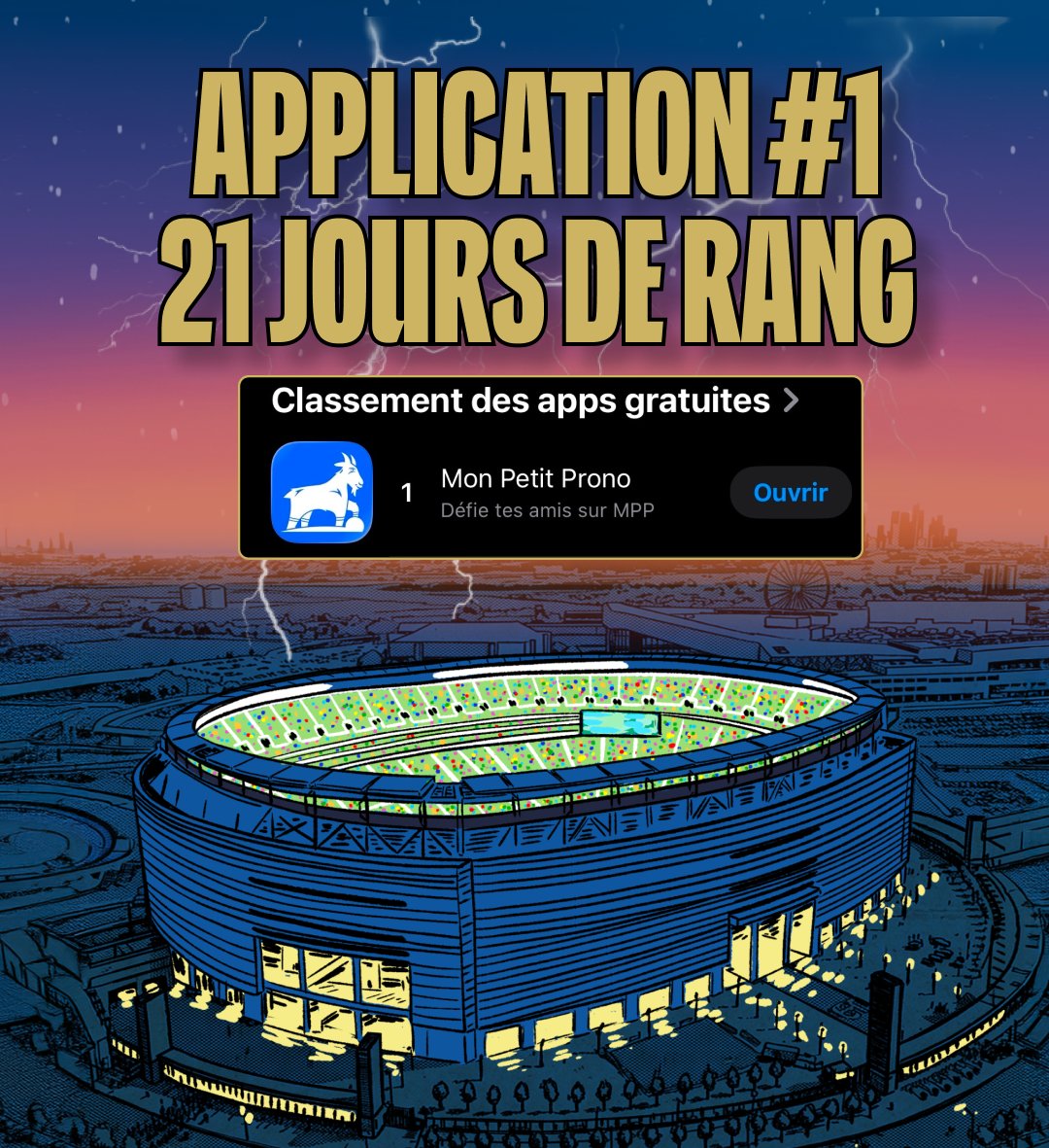 MonPetitGazon's tweet photo. C’était la Coupe du Monde sur MPP
C’était fou, grâce à vous 
C’était sur l’appli, les réseaux, en Gazette 🗞️
C’était sans IA 🎨

MPP Mondial est terminé 
Mais MPP Ligue 1 revient vite, très vite⏳ https://t.co/8RNmXHntjJ