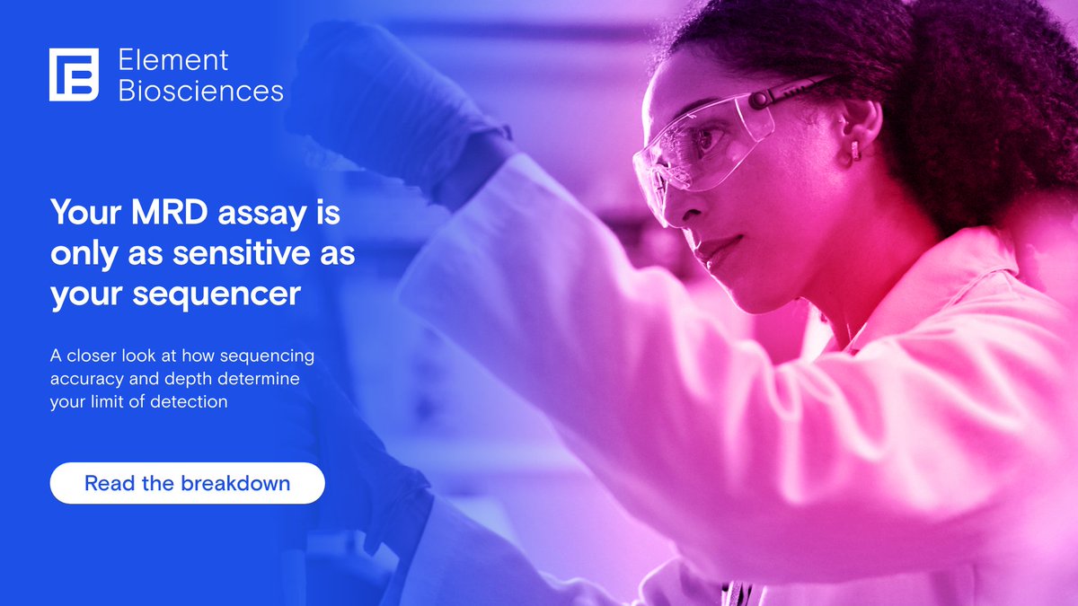ElemBio's tweet photo. How do you evaluate NGS platforms for minimal residual disease research? It comes down to error rate, sequencing depth, and cost-per-sample. 

🔬 Lower error in difficult regions means you can sequence deeper without raising costs. 🧬 We broke it down in our latest blog, plus an MRD checklist. Read it: https://t.co/48iDRgGOFO.

#Sequencing #AVITI #Genomics