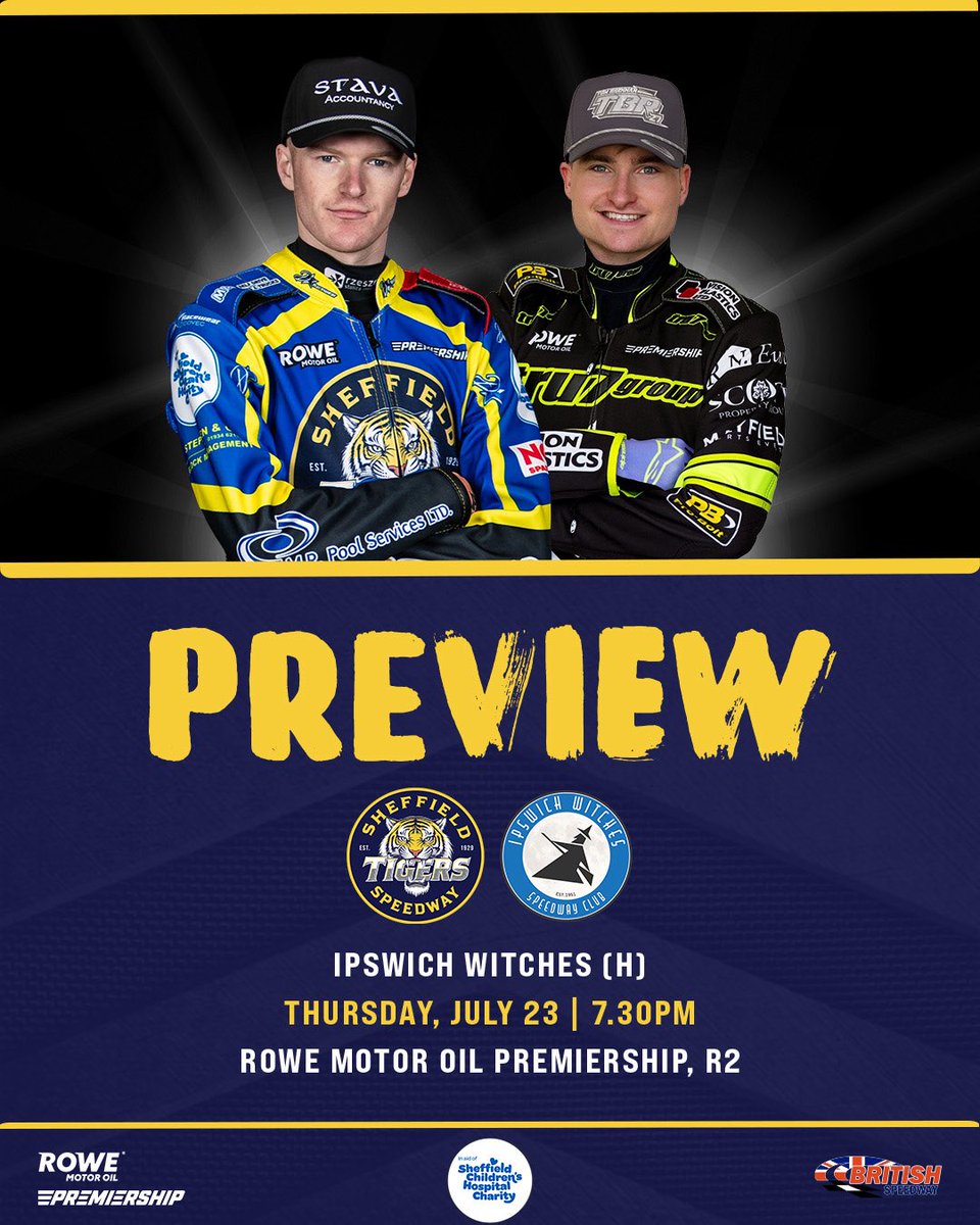 TigersSpeedway's tweet photo. π π£π₯ππ©πππͺ
π WE hope to end our run of three meetings without a win when we host defending champions Ipswich on Thursday.
π Full build-up ‡οΈ
https://t.co/NLXzs8zvyp
π― #TigersPride | #SHEIPS https://t.co/54RyExzvC4