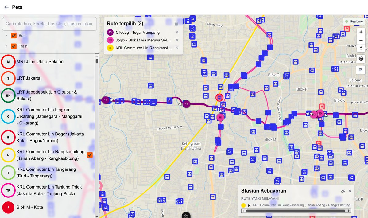 randspace0's tweet photo. Hi warga pengguna transum. Aku baru aja buat app untuk melacak transum di Indonesia 🚌

🔗 https://t.co/hvnKdCs9s7

Selama ini kita harus install app beda-beda dari tiap provider (TJ, Mitra Darat, dll). Ribet kan? Makanya aku ngumpulin semuanya jadi satu. https://t.co/oF4buU3Wa0