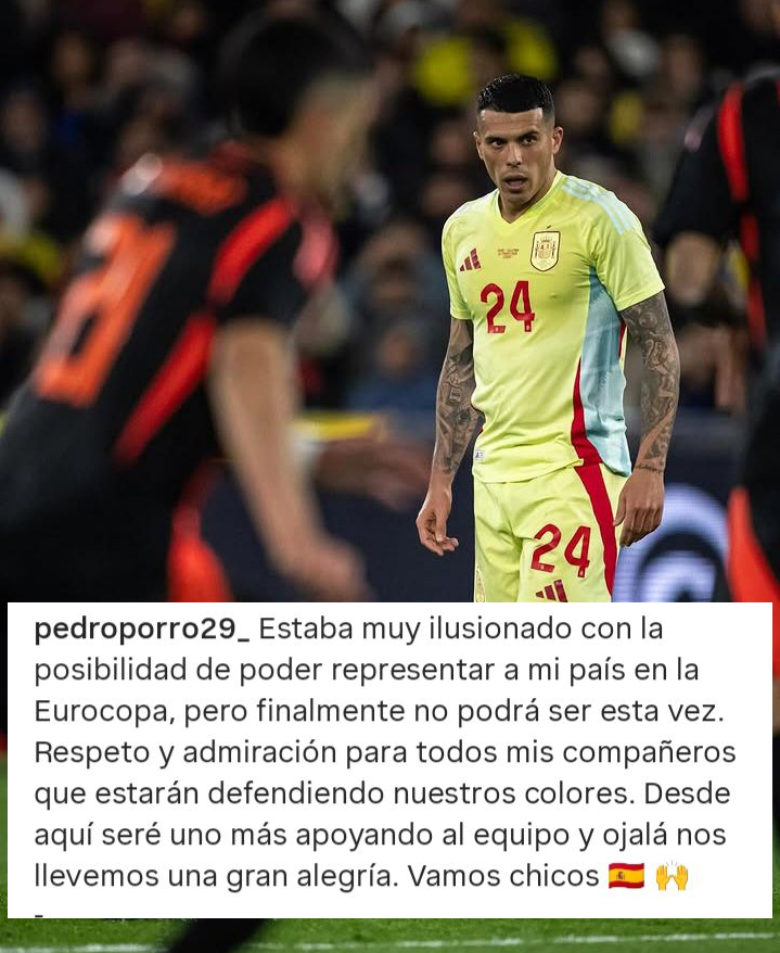 SeleccionRojita's tweet photo. Esto escribió Pedro Porro el día de la convocatoria de la EURO 2024 cuando se quedó fuera.

2 años después es campeón del Mundo y el mejor LD del Mundial.

Tipazo. https://t.co/xGh0p8vn56