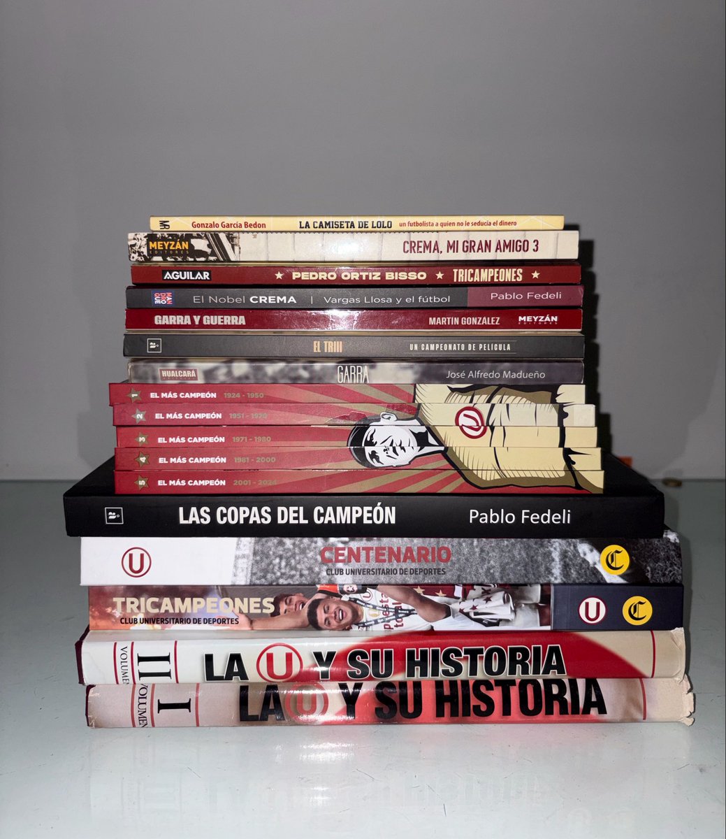 DatoCrema1924's tweet photo. A propósito del inicio de la FIL, les presento mi colección de libros de Universitario: 

🧵 https://t.co/r0aJ9gLMNF