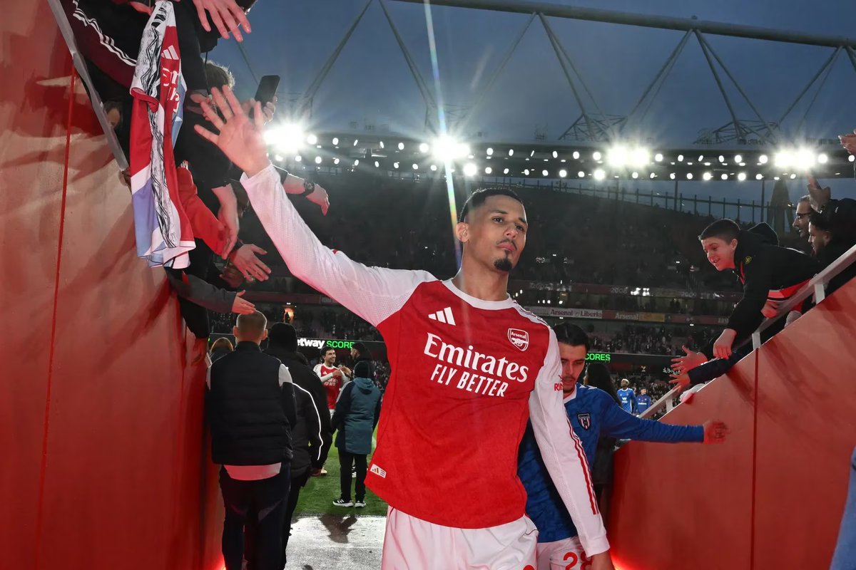 adamkeys_'s tweet photo. The best defender at #Arsenal, the best defender in the Premier League, the best defender in the Champions League and the best defender at the World Cup. William Saliba is constantly overlooked because he's always in control and makes the game look easy. The world's best. Elite. https://t.co/XxeDY9GGg8