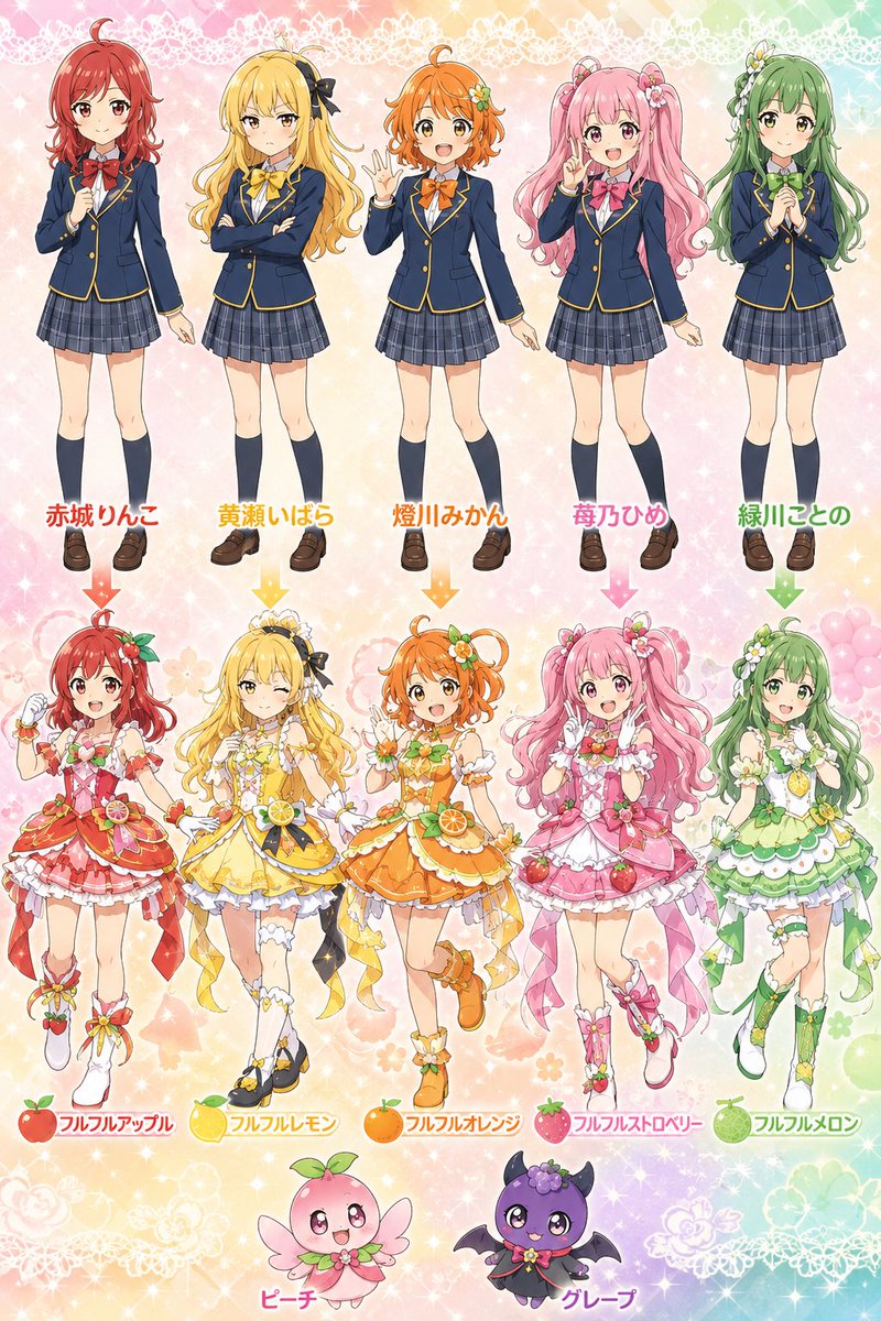 ohosiyon's tweet photo. 魔法少女ミュージックマジックの前の魔法少女の魔法少女フルーティーハッピー仮ビジュアル
 #AIart️️️️️️️️️️️️️️️️️️️️️️️️️️️️️️️️️️️️️️️️️️️️️️️️️️️  #AIイラスト  #GPTimage2 https://t.co/6hxiUHgruh