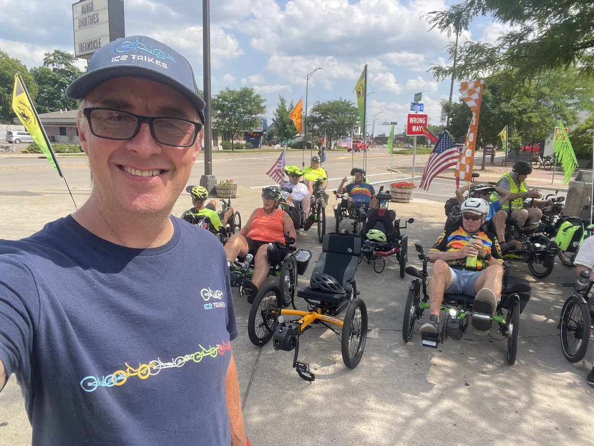 icetrikes's tweet photo. Thank you team Hostel Shoppe for delivering another excellent Pedal Point Rally.

Phil from ICE Trikes enjoyed riding, catching up and talking trikes with ICE Trikes riders. Congratulations to the winner of our Limited Edition ICE Silver Adventure that we donated in support of excellent work done by Spokes Adaptive Cycling helping stroke survivors around the USA!

The NEW PERS Chainless pedalling system and our NEW Handcycle was a big hit with many test riders. Thank you to everyone who contributed to our rider stories. Coming soon to our website blog.

Find out more about our NEW PERS Chainless System and Handcycle on our website : https://t.co/uMjf4XSpVw
.
.
#icetrikes #terracycle #spokesfightingstrokes #pedalpointrally #strokesurvivor