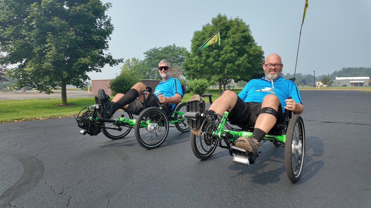 icetrikes's tweet photo. Thank you team Hostel Shoppe for delivering another excellent Pedal Point Rally.

Phil from ICE Trikes enjoyed riding, catching up and talking trikes with ICE Trikes riders. Congratulations to the winner of our Limited Edition ICE Silver Adventure that we donated in support of excellent work done by Spokes Adaptive Cycling helping stroke survivors around the USA!

The NEW PERS Chainless pedalling system and our NEW Handcycle was a big hit with many test riders. Thank you to everyone who contributed to our rider stories. Coming soon to our website blog.

Find out more about our NEW PERS Chainless System and Handcycle on our website : https://t.co/uMjf4XSpVw
.
.
#icetrikes #terracycle #spokesfightingstrokes #pedalpointrally #strokesurvivor