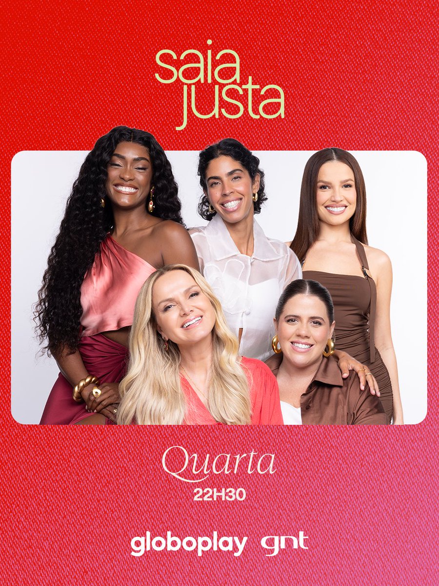 acessojuliette's tweet photo. A quarta-feira fica ainda melhor quando termina no sofá com #SaiaJusta. ❤️

 Hoje às 22h30, no @canalgnt! https://t.co/Gux8KOmvAD