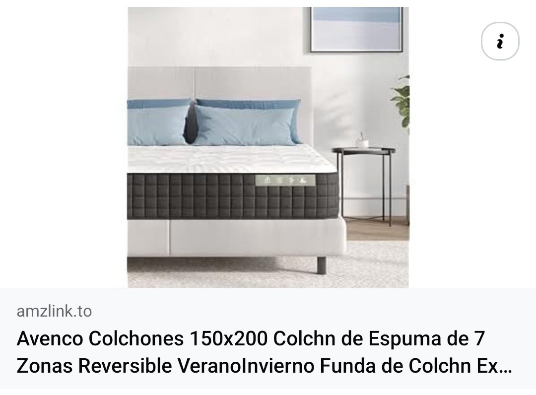 teloelijo's tweet photo. [Publi] ⬇️ #Descuento del 50%
⌛ Hasta el 30 de julio
🛏️ #Colchón de Espuma 150x200 #Avenco
👆🏼 Link aquí: https://t.co/JFdBAsT7cN 
#Chollo #Oferta #Amazon https://t.co/DBqNXqzn7o