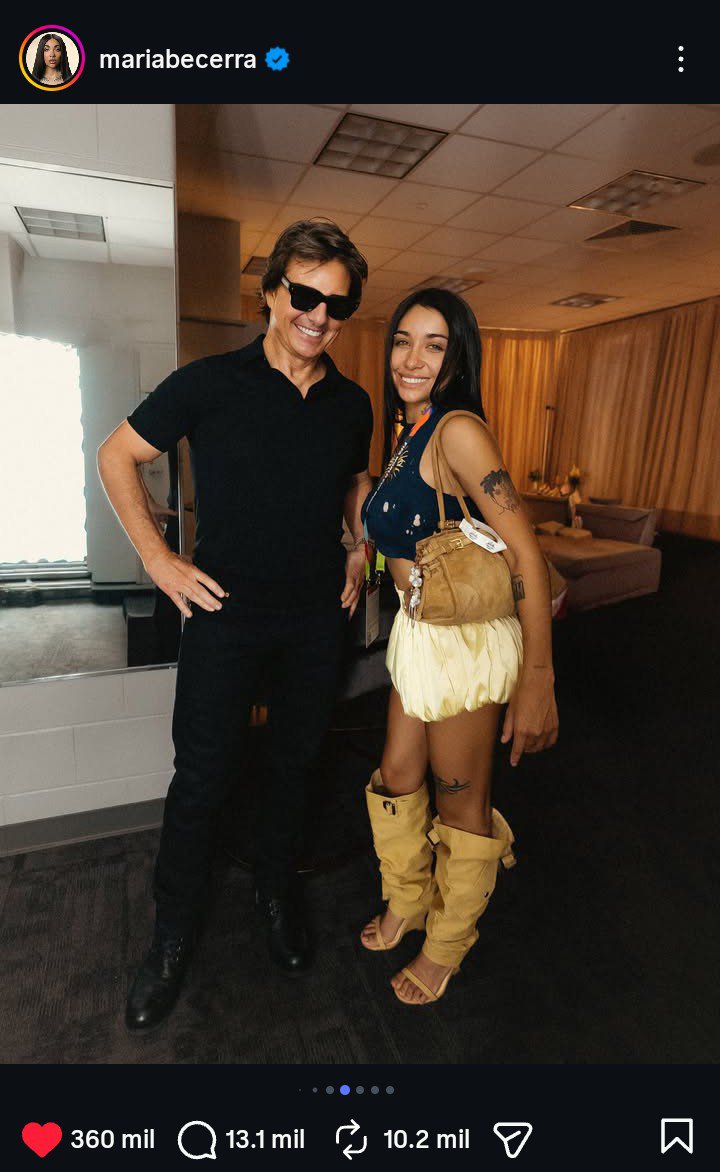 taran78la's tweet photo. Maria Becerra tiene una foto con Tom cruise!

Patricio no soporto https://t.co/oEtRnG2TLu