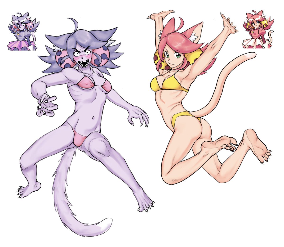 NoonsiLoomsi's tweet photo. She's a mew mew girl in a bikini
#DELTARUNE #Pink https://t.co/7Mzd0XlzmG