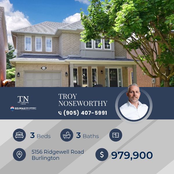 troynoseworthy's tweet photo. Welcome to 5156 Ridgewell Rd - a bright, lovingly maintained all-brick two-storey nestled in Burlington's desirable Orchard community. Cherished by its original owners, this move-in ready 3-bedroom, 2.5-bath home blends thoughtful updates with classic family-focused design. ... https://t.co/eIe03GEKiy