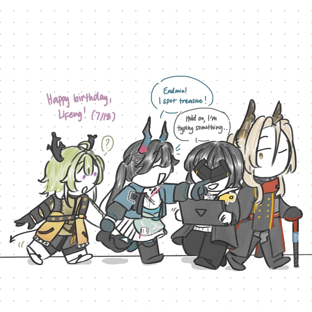 endfielddoods's tweet photo. super late birthday post but man seeing lifeng in the main quest + him having a side quest of his own just got me feeling things ....🥺🎂

#ArknightsEndfield #Endfield #ComingHome https://t.co/SPhnq4rzD0