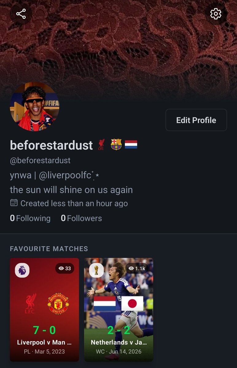 beforestardvst's tweet photo. @starboyypedri haaaiia this is mt profile ! https://t.co/5nDohXyJ1S