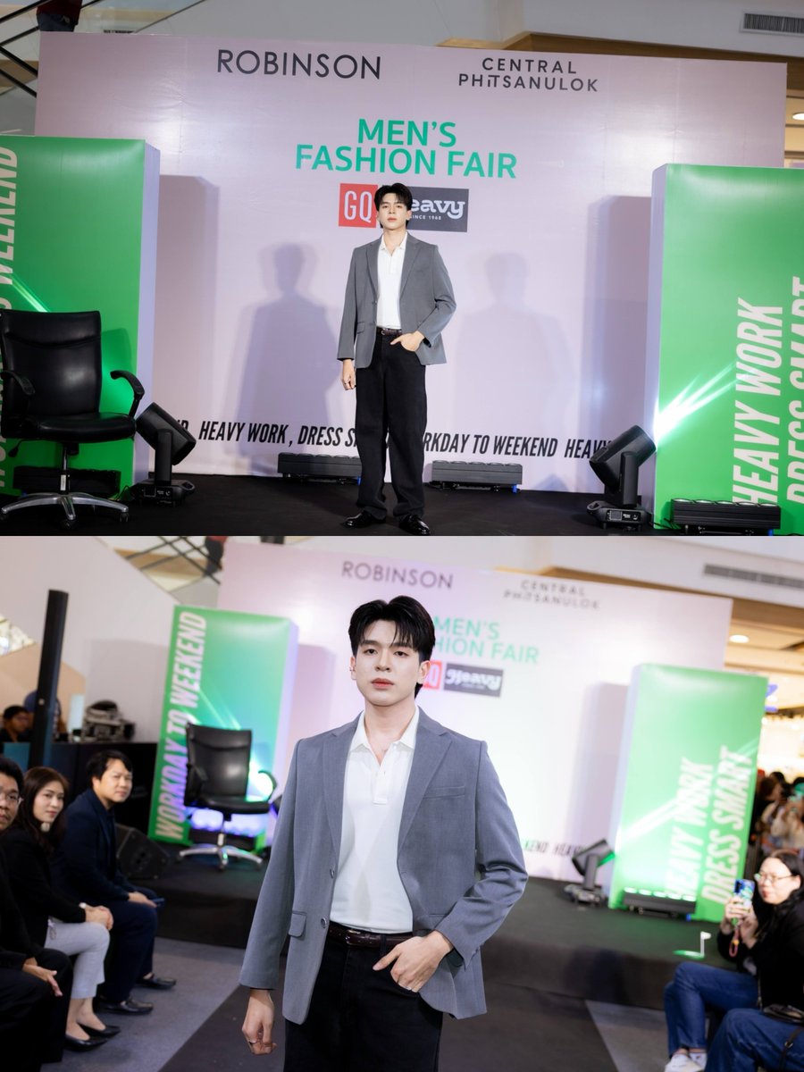 PieSaran_OFC's tweet photo. Social Update 🐶
🗓 22072026 | #piestagram   
[post cr. newsinfinity_entertainment]

✨️👔👞ROBINSON MEN'S FASHION FAIR BY GQ X HEAVY👞👔✨️

@.pie_saran

MENS FASHION FAIR X PIE
#RobinsonGQXHeavyXPieSaran
꒰ #pie_saran 🐯 | #เตาอบตัวพี 🥧 ꒱ https://t.co/CUe5nTWJ0M